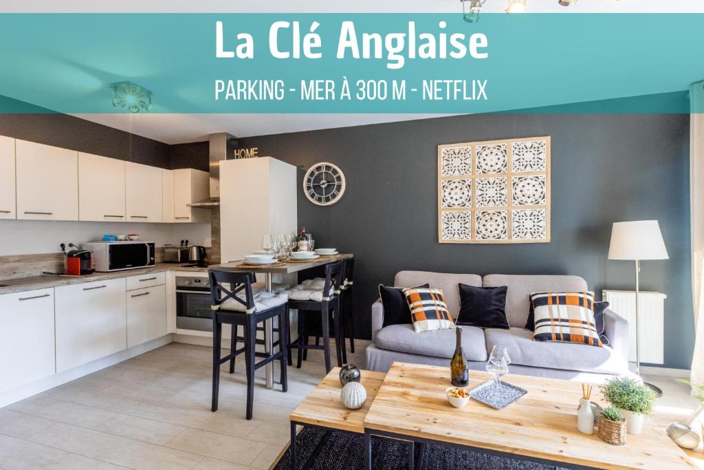 Appartement La Clé Anglaise - WIFI - PARKING - Balcon 2 bis Rue des Anglais 62930 Wimereux