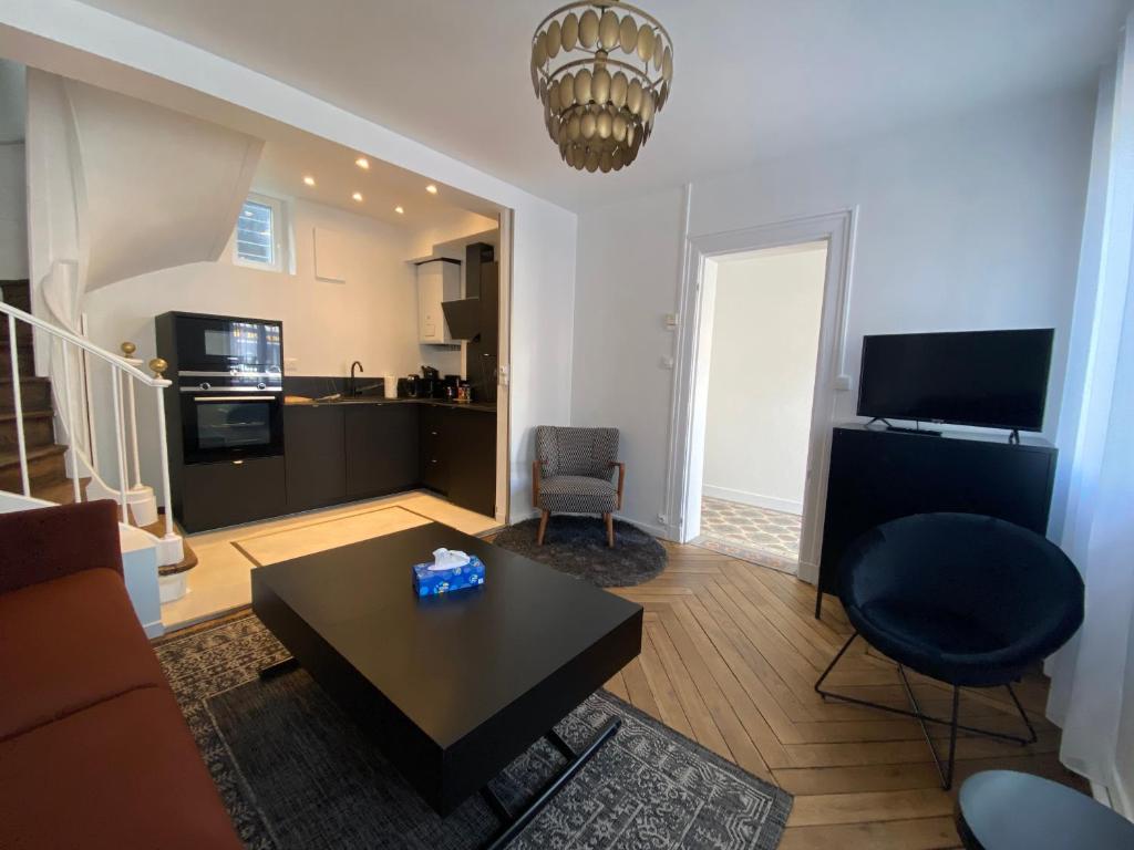 Appartement La Contemporaine - Belle maison en triplex 73 Boulevard de la Marne 76000 Rouen