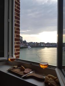 La Coquille - vue mer panoramique & port Tréport