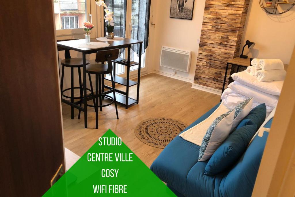 LA GARE centre ville 2 chambres 100m2 parking