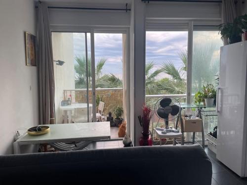 La Grande Motte:Studio+balcon vue mer Centre-ville