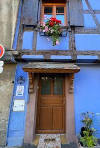 La jolie maison bleue, au coeur de l'Alsace