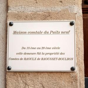 La Maison comtale du Puit Neuf