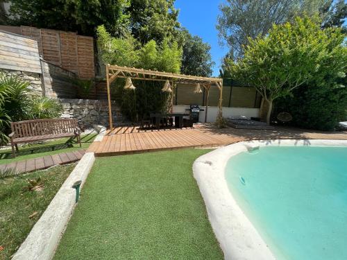La MAISON des ROSES 4 - CLIM - WIFI - PISCINE