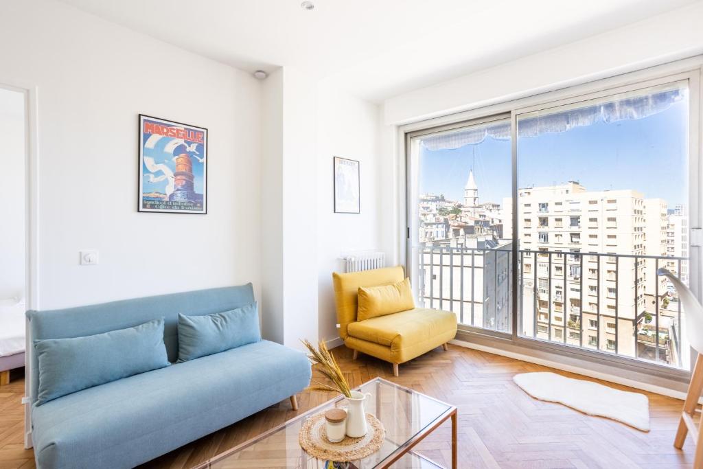 Appartement LA PHOCÉENNE - Bel appartement avec vue idéalement situé 13 rue Henri Tasso 13002 Marseille