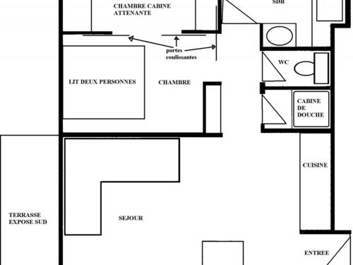 Appartement Appartement La Plagne, 3 pièces, 6 personnes - FR-1-455-43 Immeuble Le Fitz Roy - Plagne Centre - La Plagne