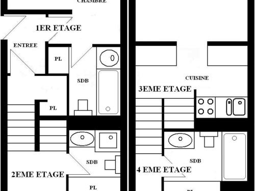 Appartement Appartement La Plagne, 4 pièces, 7 personnes - FR-1-455-79 RÃ©sidence Le Plein Soleil - Plagne Villages - La Plagne