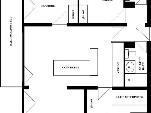 Appartement Appartement La Plagne, 4 pièces, 8 personnes - FR-1-455-25 Immeuble Le Kilimandjaro - Plagne Centre - La Plagne