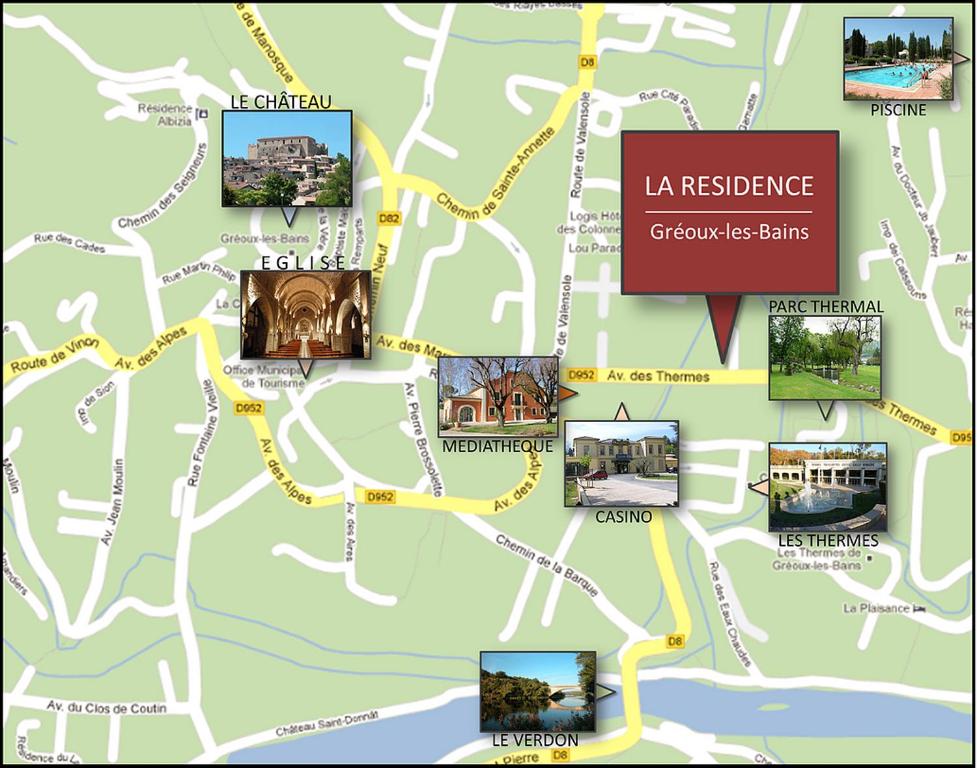 Appartement La Résidence - n° 02 - T2 classé** Appartement n° 02 Avenue des Thermes 04800 Gréoux-les-Bains