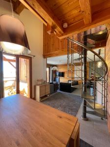 La Rose des Neiges, duplex, pied des pistes, spa et garage