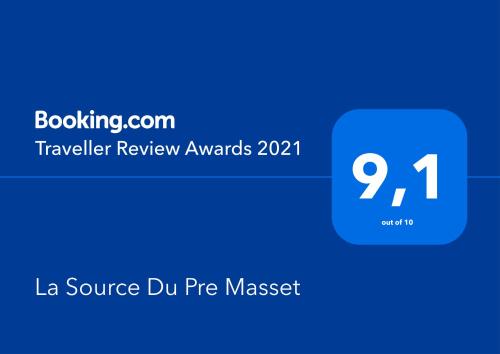 La Source Du Pre Masset