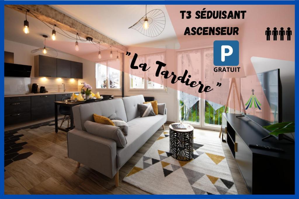 Appartement #La Tardière# 52 Avenue Raymond Bergougnan 63100 Clermont-Ferrand