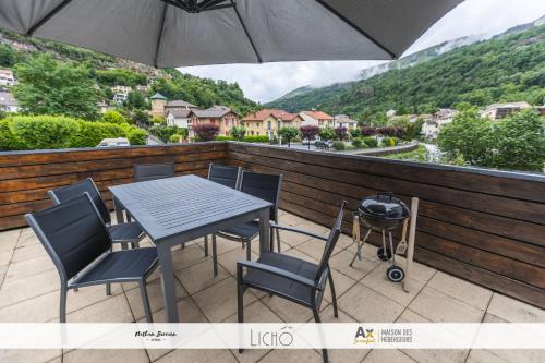 La terrasse bleue