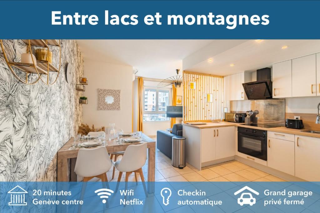 Appartement Lac Montagne/Parking/Tram Genève 51 Rue de Genève 74100 Annemasse