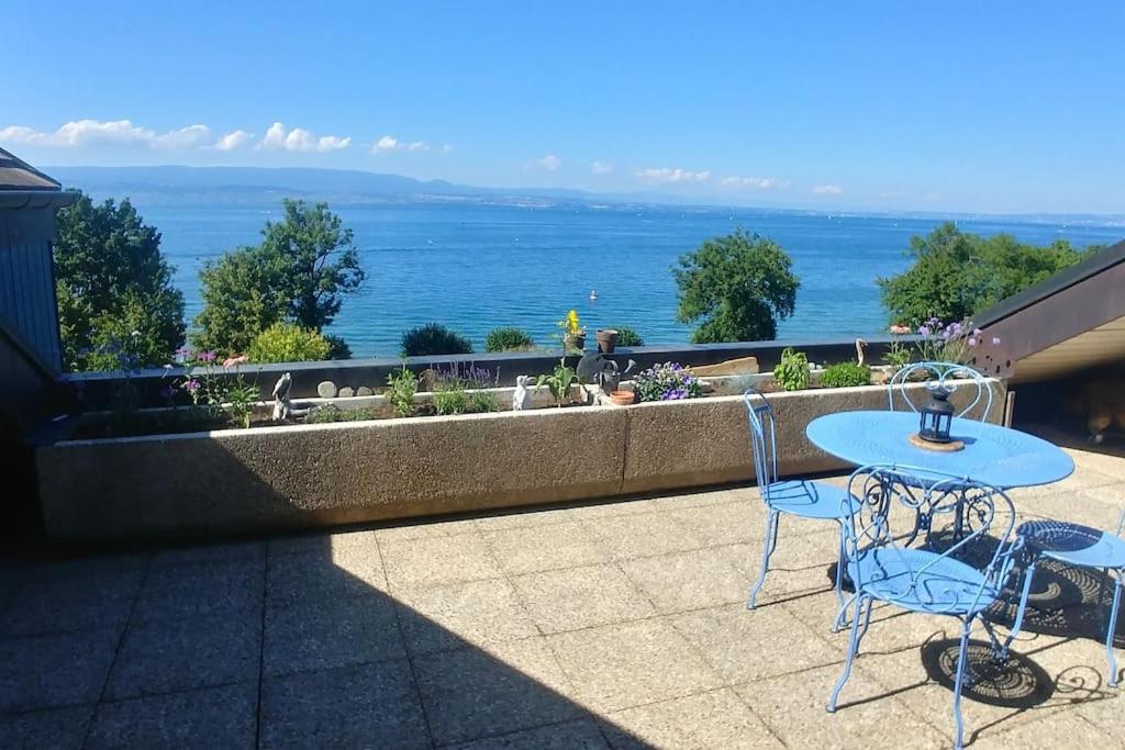 Appartement Lakefront. Appartement pieds dans l'eau. View and direct access to the lake. 17 Rue des Savoyances 74200 Anthy
