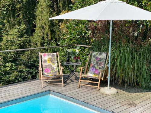 Landhaus am Plattenbichl - Luxus Apartment mit Privat-Pool und Sauna - im Sommer Bergbahn inklusive