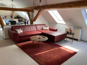 Landhausidyll Apartment Wohn- und Schlafzimmer