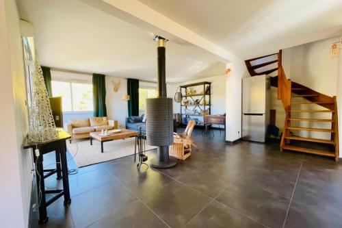 Large chalet with terrace and view in Briançon