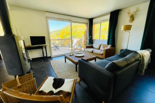 Large chalet with terrace and view in Briançon