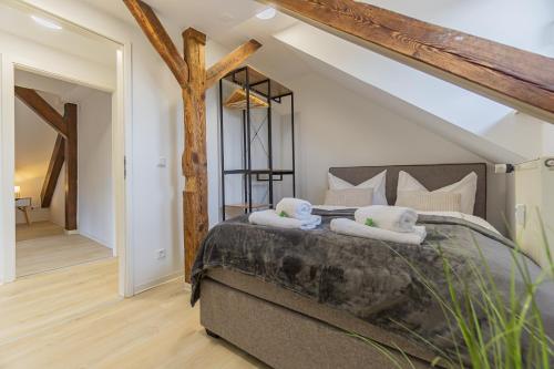 Lausitz-Apartment, 80m2, Waschtrockner, 2 x Parkplätze, Küche, Netflix