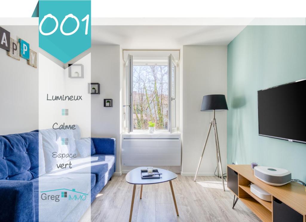 Appartement Le 001-GregIMMO-Appart'Hôtel 5 Rue des Flandres 25400 Audincourt