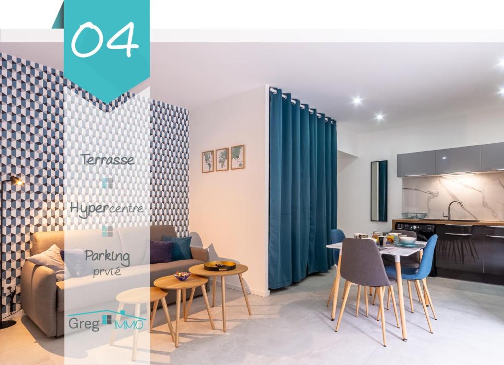 Appartement Le 04-GregIMMO-Appart'Hôtel 12 Rue Charles Contejean 25200 Montbéliard