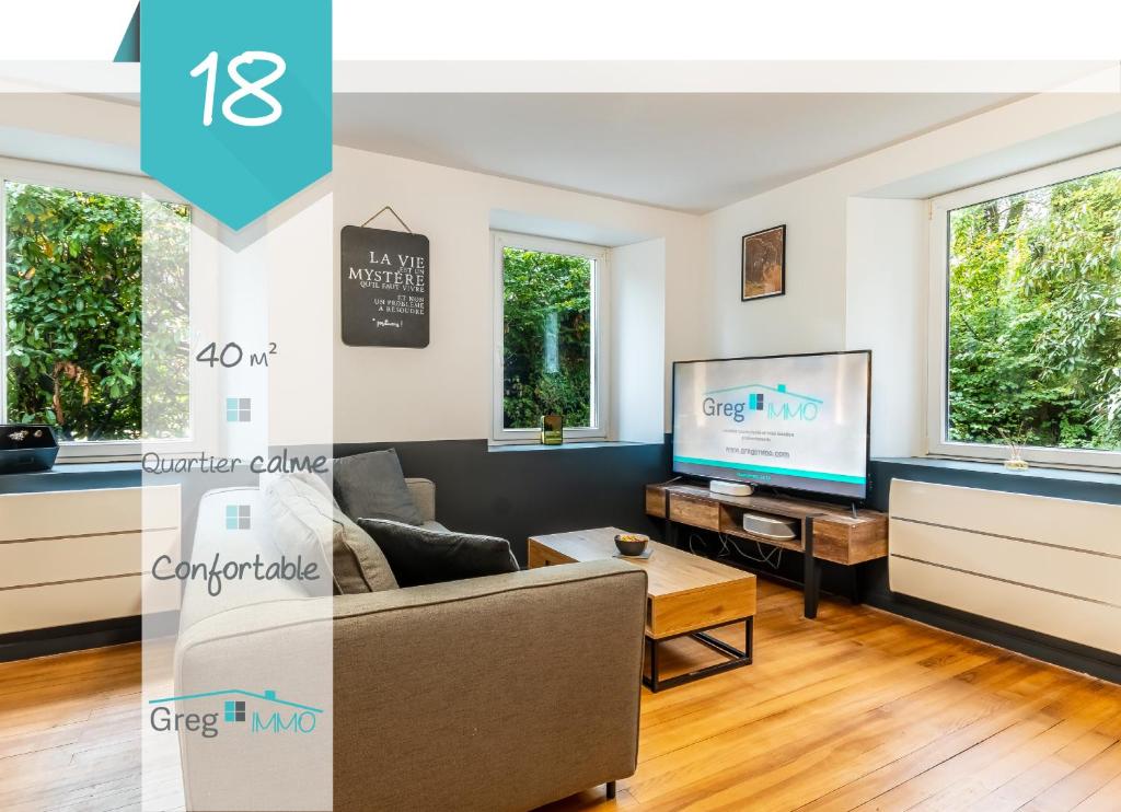 Appartement Le 18-GregIMMO-Appart'Hôtel 18 Rue de Belfort 90800 Bavilliers