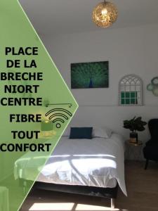 Appartement Le Bahia centre la Brèche wifi linge de pressing 26 rue d alsace Lorraine 79000 Niort Deux-Sèvres