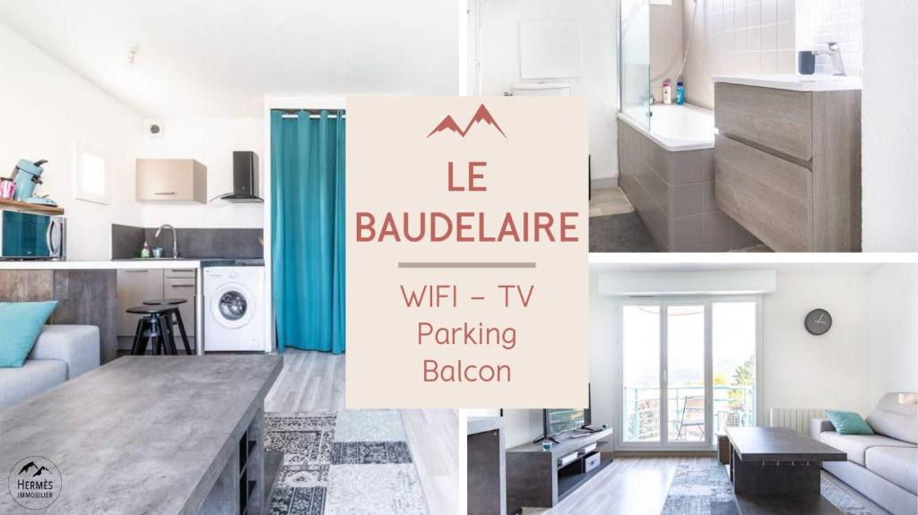 Appartement Le Baudelaire - Cosy Studio et Parking à Grenoble 88 Rue de Stalingrad 38100 Grenoble