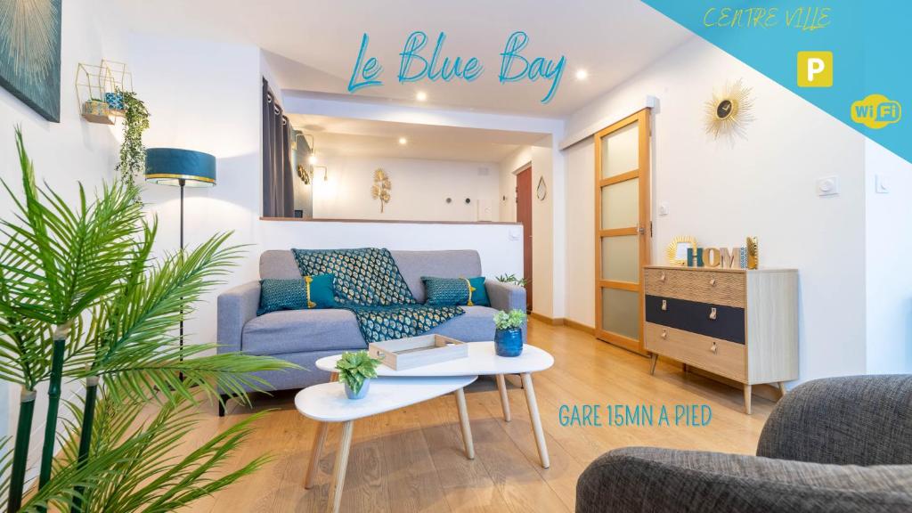 Appartement Le BLUE BAY--T2--TOUT CONFORT--HYPER CENTRE--WIFI 9 Rue de l'Harmonie 65000 Tarbes