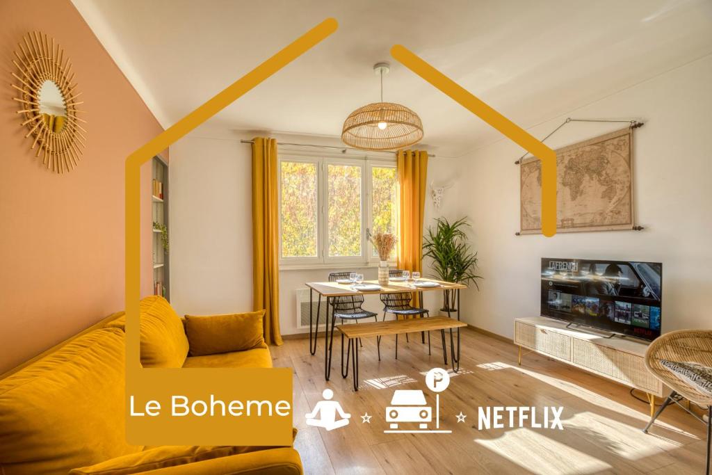 Appartement Le Boheme - MyCosyApart, Parking gratuit, Netflix 5 Rue Claudius Chappaz 74000 Annecy