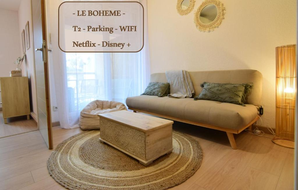 Appartement [Le Bohème] T2-Wifi-Calme-Parking 13 Avenue du Maréchal Foch 65100 Lourdes