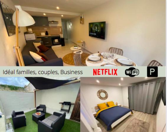 Le Boinot - Patio privé, wifi haut débit, Netflix, stationnement gratuit 57 Avenue du Maréchal de Lattre de Tassigny, 79000 Niort