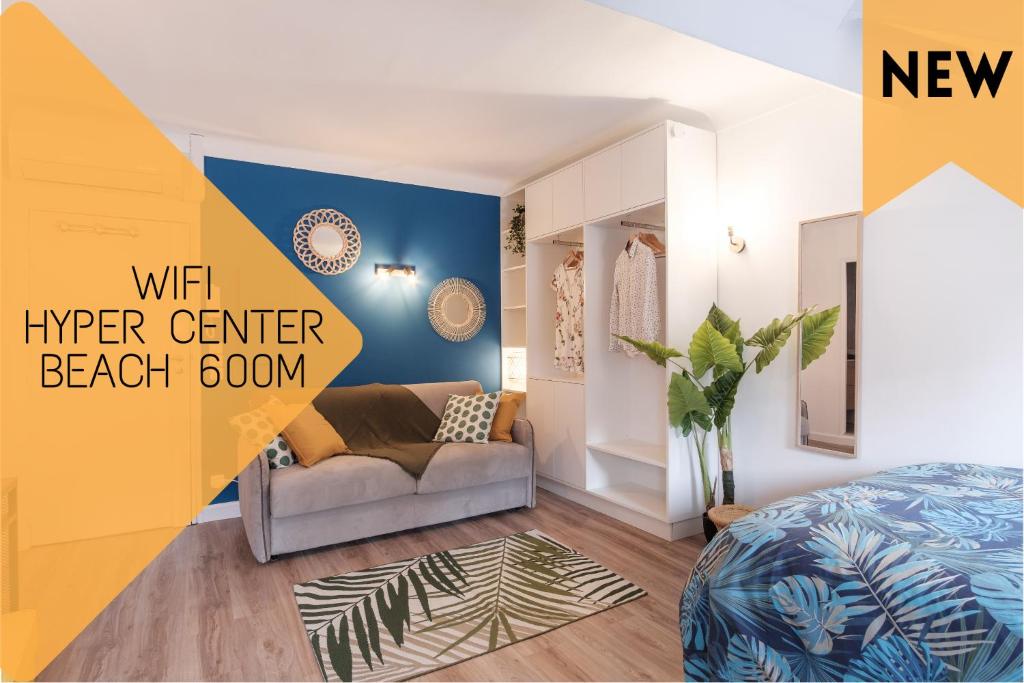 Appartement Le Carnot - HYPERCENTRE - Cosy & Climatisation 5 Boulevard Carnot 06400 Cannes