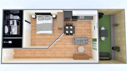 Le Carré d'Or - Appartement Confort - Jardin privé