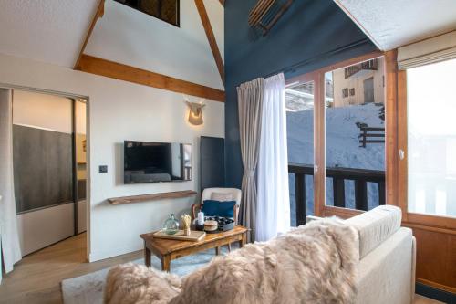 Le Chalerick - triplex rénové 6 à 8 personnes - hyper centre Valmeinier 1800 - ski aux pieds