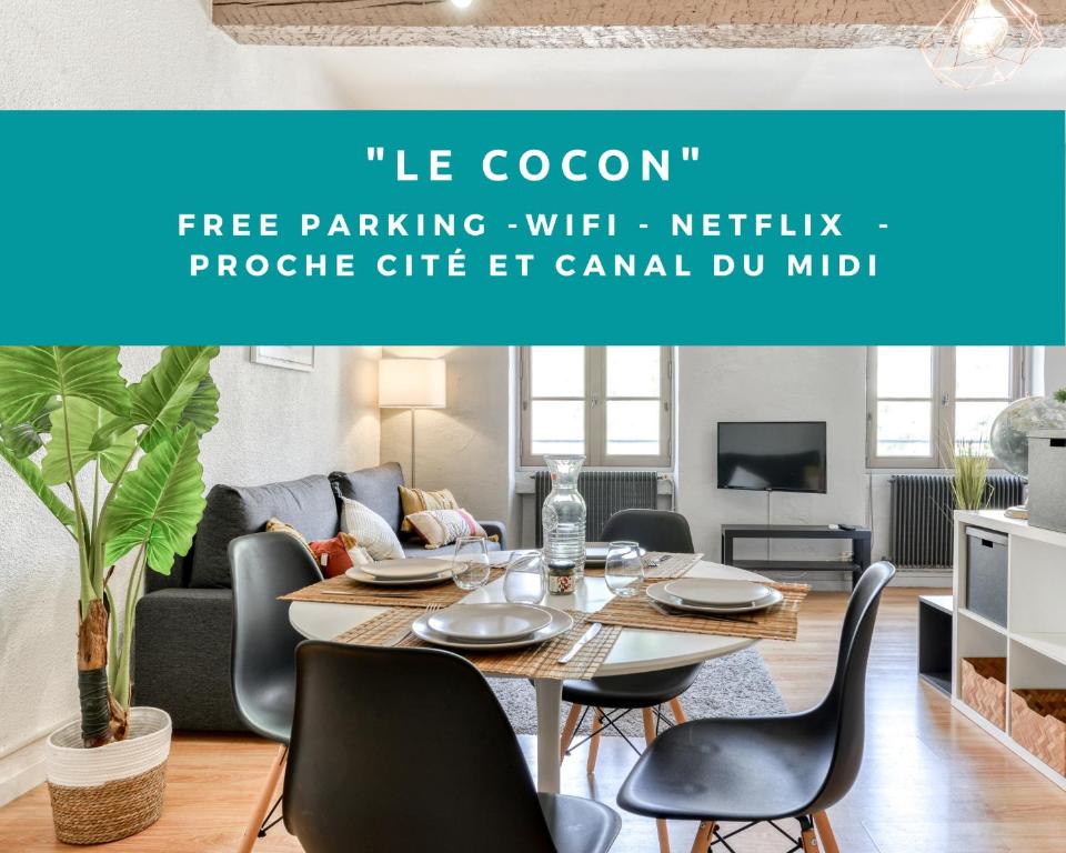 Appartement Le Cocon / Free Parking / Wifi / Netflix 67 Rue de la Liberté 11000 Carcassonne