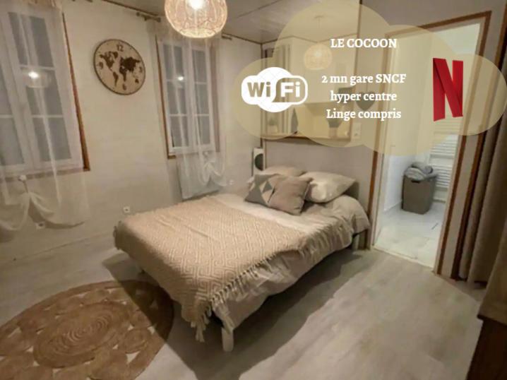 Appartement Le Cocoon - 2mn gare SNCF, hyper centre, WIFI-NETFLIX 77 Rue de la Gare 79000 Niort