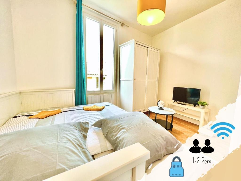 Appartement Le Colorado, studio à 5 min du centre-ville 93 Rue Cornet 86000 Poitiers