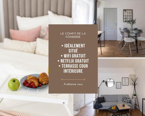 Le Comfy Fonderie proche centre Netflix Wifi
