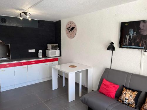Le Corbier Studio 4 personnes avec balcon plein sud