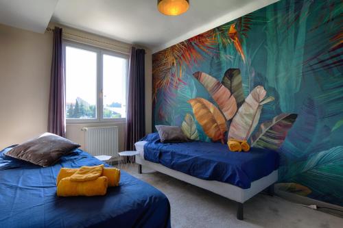 LE CORUM Appartement 2 chambres, Parking, Wifi, clim, centre