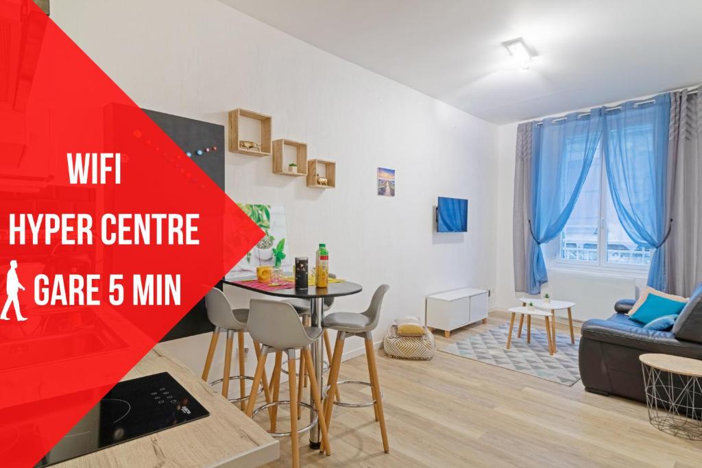 Appartement Le cosy fertois-Wifi-Netflix-trivelys com 9 Rue Goury 77260 La Ferté-sous-Jouarre