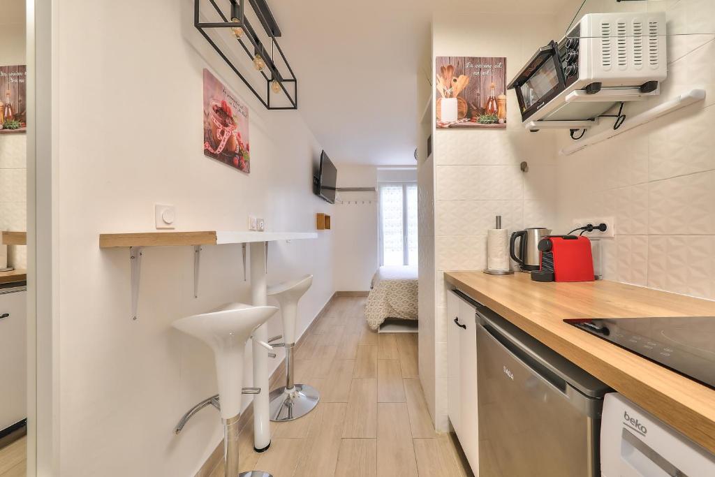 Appartement Le Cottage de Montmorency - Studio Le Rosier - 42 Boulevard de Montmorency 95170 Deuil-la-Barre