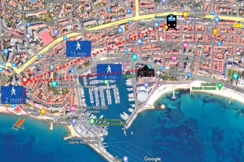 Le Dol - 150m plages - Suquet - Verrière Côte d'azur