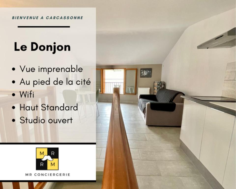Appartement Le Donjon - Vue Cité Pied Cite Médiévale Neuf 7B Rue Fernand Merlane 11000 Carcassonne