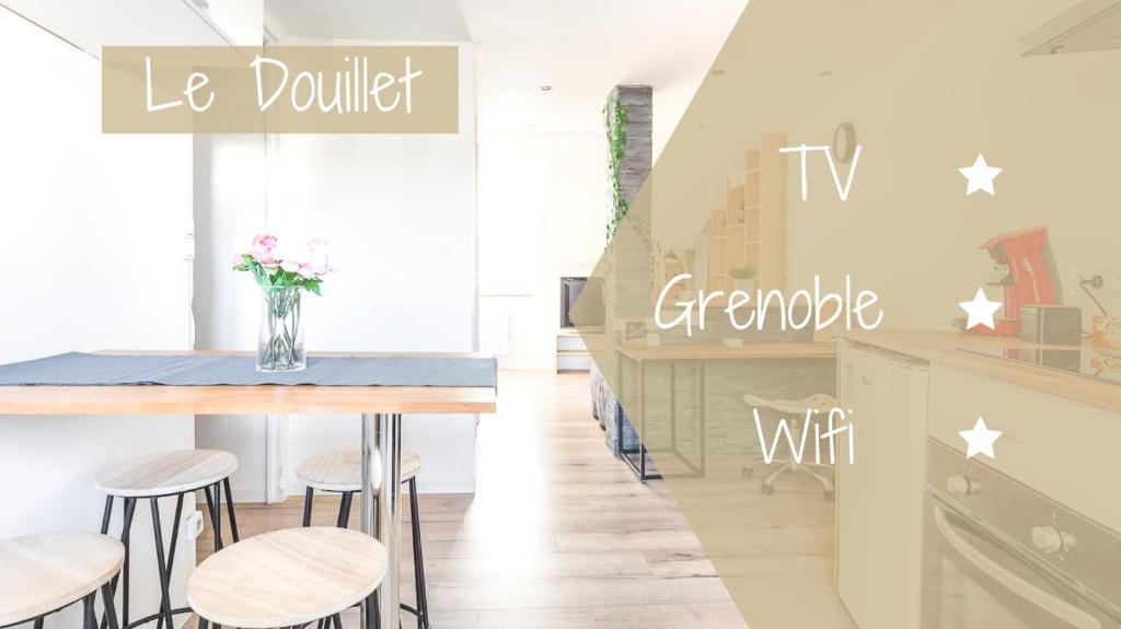 Appartement Le Douillet - appartement cosy - Grenoble 33 Rue Paul Bourget 38100 Grenoble