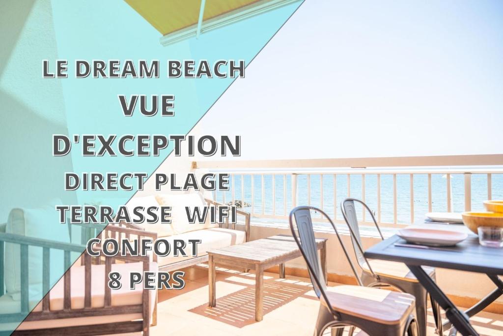 Appartement Le DREAM BEACH-TERRASSE-VUE MER D'Exception-WIFI-PARKING - CoHôteConciergerie APP 27 2 Avenue Saint-Maurice 34250 Palavas-les-Flots