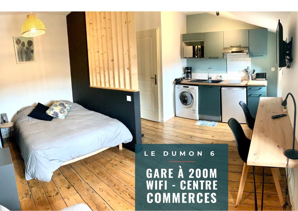 LE DUMON 6 - Studio NEUF CALME - WiFi - GARE 200m 35 Boulevard Sylvain Dumon, 47000 Agen