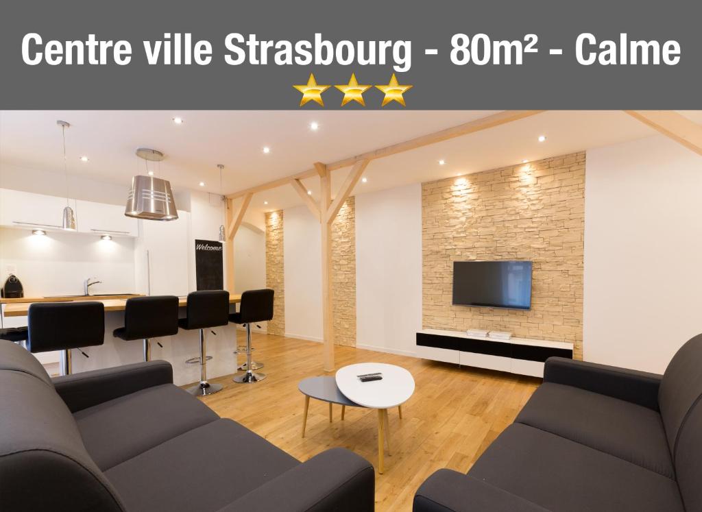 Le Faubourg - Apt 3étoiles, Centre Ville, Calme, Spacieux 34 Rue du Faubourg-de-Pierre, 67000 Strasbourg